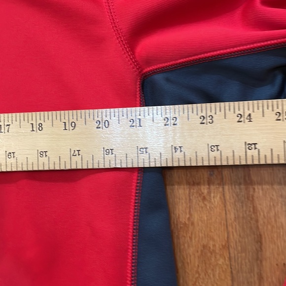 Therma-Fit Nike Size Large Red and Gray Hoodie Sweatshirt Kangaroo Pocket - Picture 3 of 13